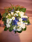 Wedding Bouquet of Roses and Hyacintus - CODE 7101