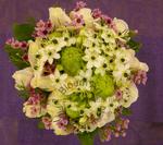 Wedding Bouquet of Ornithogalum and Roses - CODE 7113
