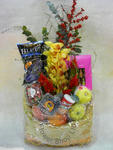 Snack & Flower Basket - CODE 5109