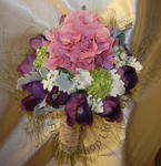 Wedding Bouquet of Hydrangea and Tulip - CODE 7102