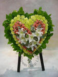 Sympathy Heart Wreath - CODE 9141